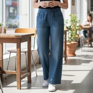 a new day Denim Blue Wide-Leg Pants